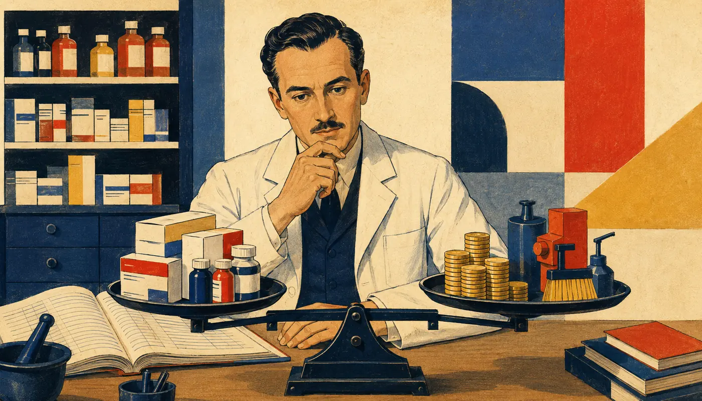 Ilustrace hodnocení Rx skonta a celkového přínosu nákupu lékárny.